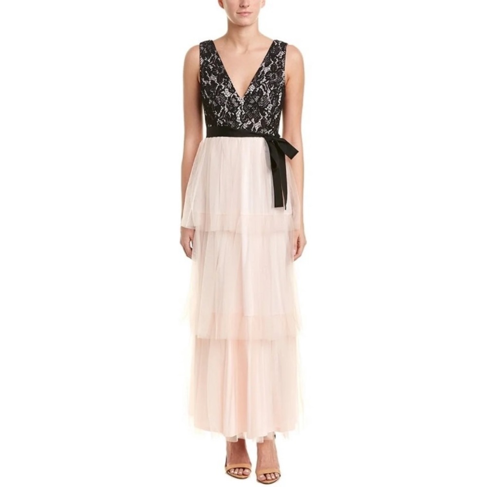 Tiered tulip dress size 4 in Black blush
